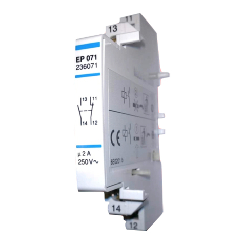 hager EP 071 User manual hager EP 071 User manual