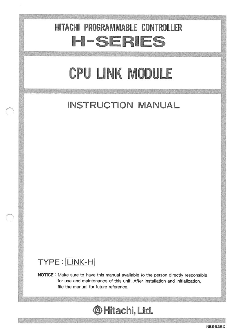 Hitachi H Series instruction manual