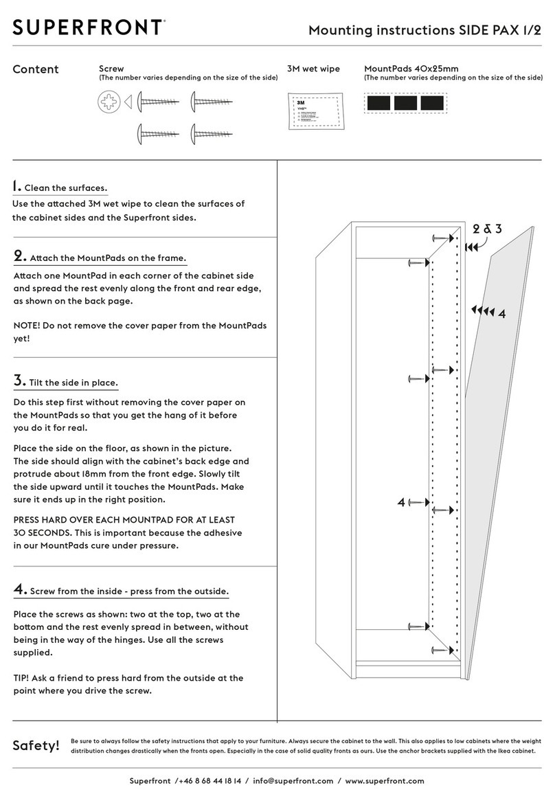 Superfront SIDE PAX User manual
