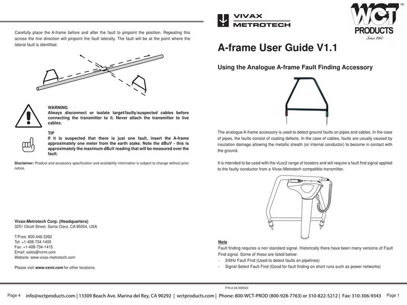 Vivax Metrotech A-frame user guide