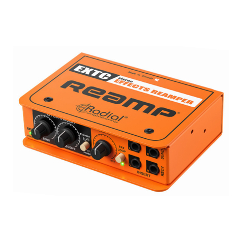 Radial Engineering Reamp EXTC Stereo User manual