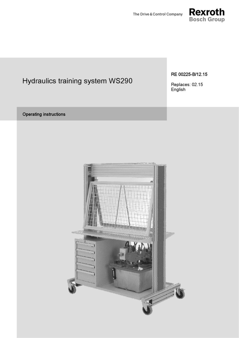 Bosch Rexroth WS290 operating instructions