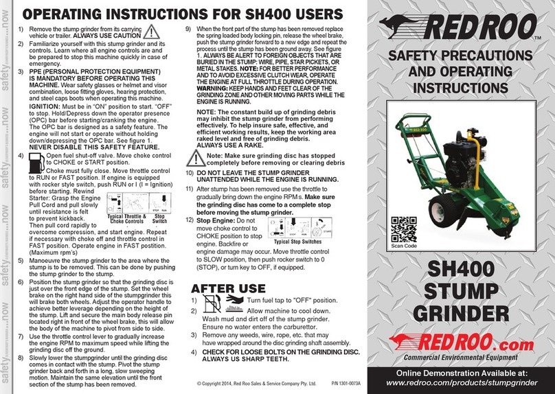 red roo SH40 operating instructions