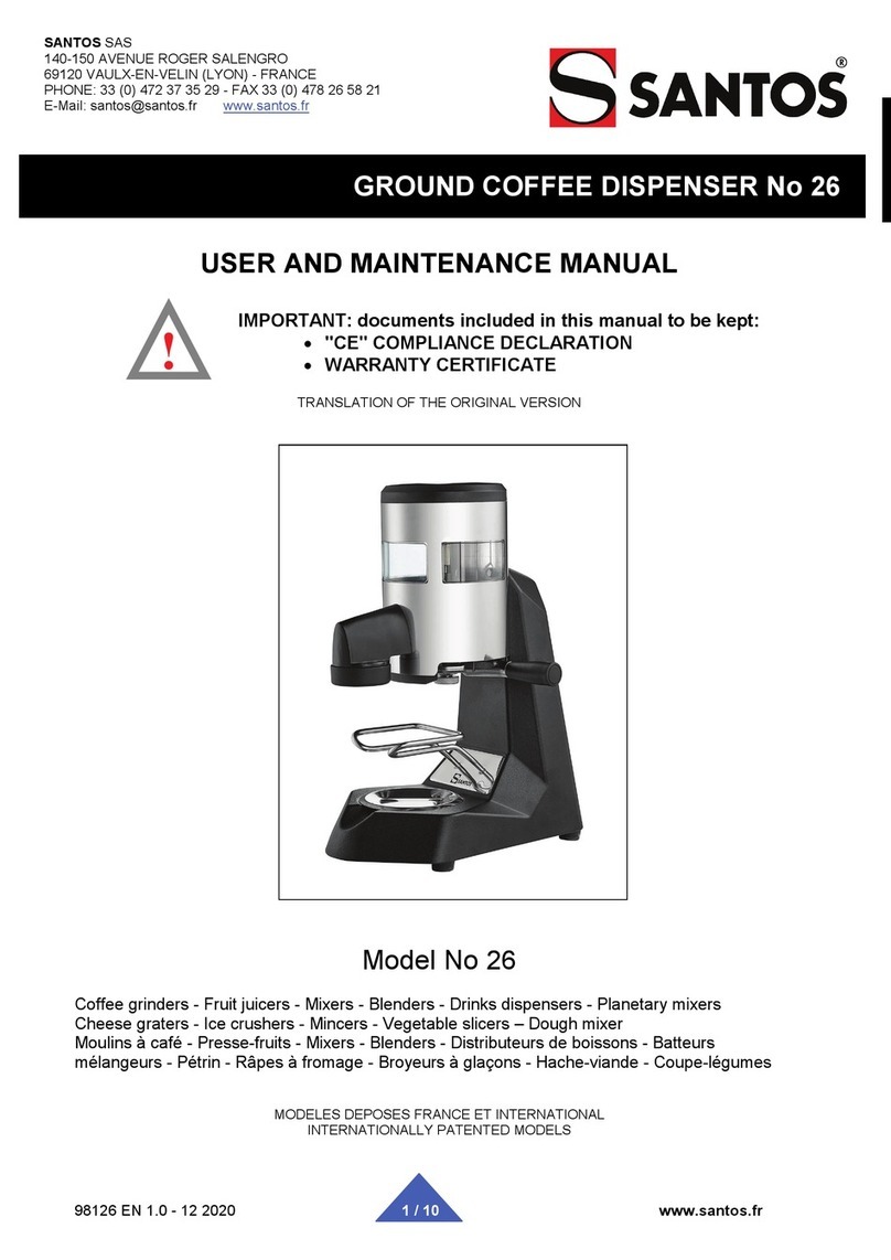 Santos 26 User and maintenance manual