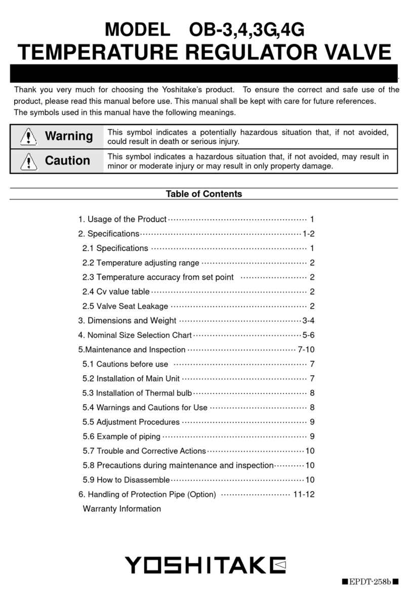 Yoshitake OB-3 User manual
