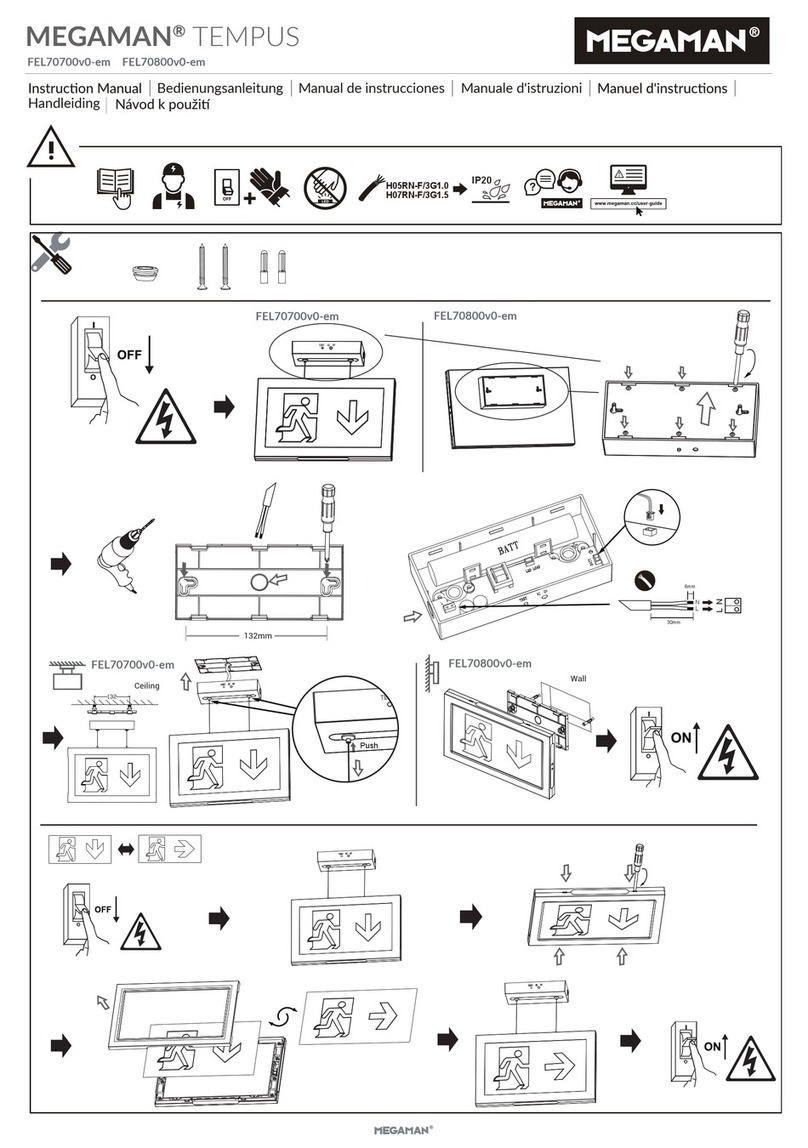 Megaman TEMPUS FEL70700v0-em User manual