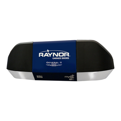Raynor General II WLEDRGD manual Raynor General II WLEDRGD manual