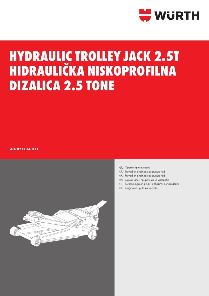 Würth 0715 54 311 operating instructions