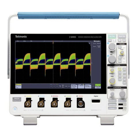 Tektronix 3 Series User manual