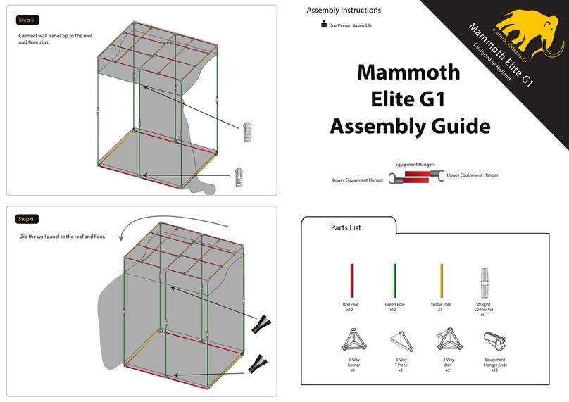 Mammoth Tents Elite G1 Assembly guide