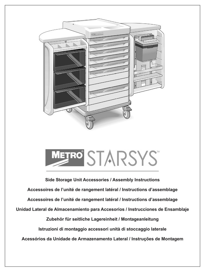 Metro DataVac STARSYS SXRPODBIN User manual