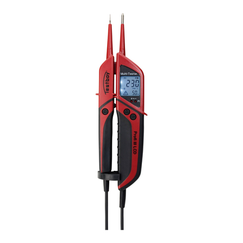Testboy Profi III LED operating instructions