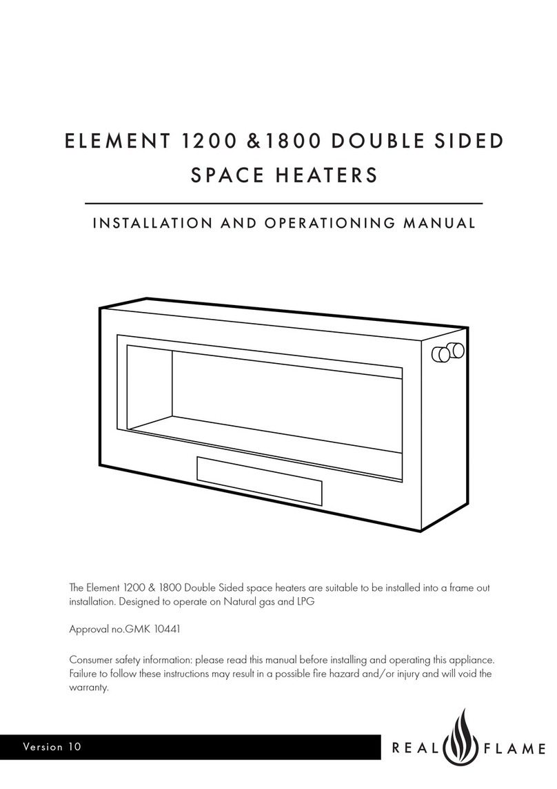 RealFlame ELEMENT 1200 User manual
