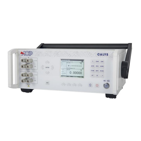 AOIP CALYS 1000 instruction manual AOIP CALYS 1000 instruction manual