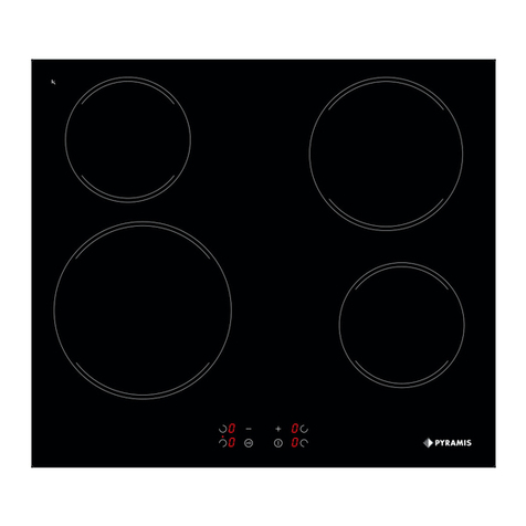Pyramis Kochfeld 58HL 4003 Use and installation  manual