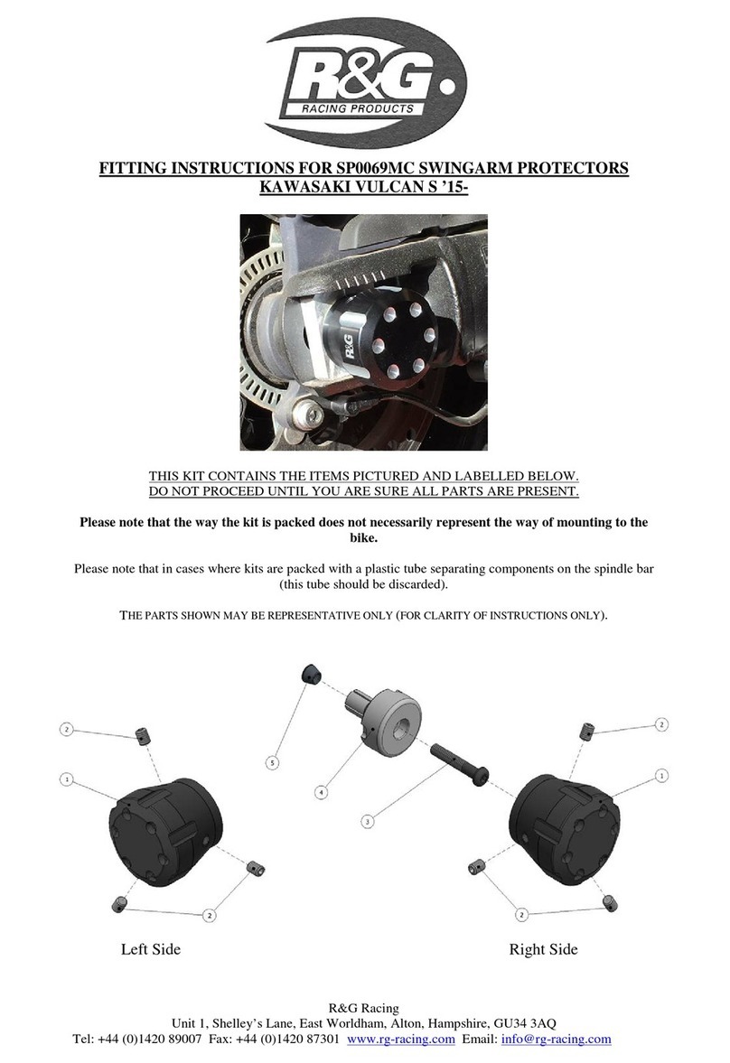 R&G SP0069MC Fitting instructions