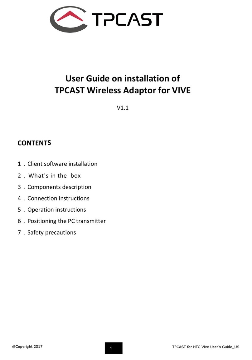 HTC TPCAST user guide