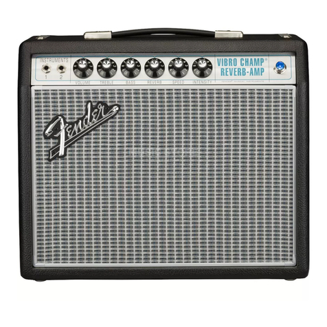 Fender VIBRO CHAMP REVERB-AMP owner's manual
