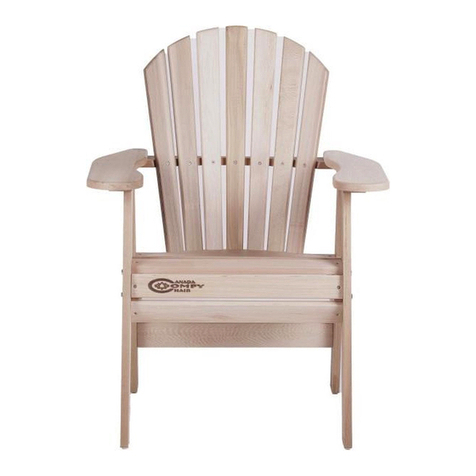 Canada Comfy Chair CDC800 instruction sheet