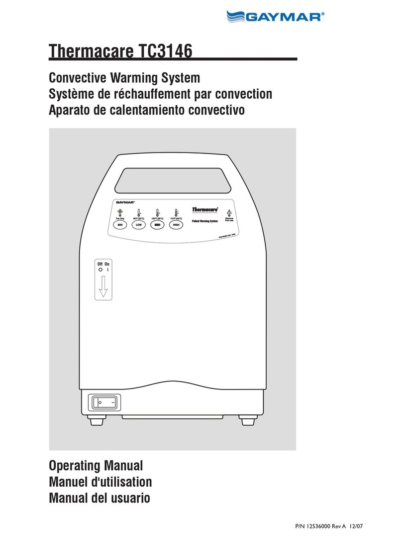 Gaymar Thermacare TC3146 operating manual