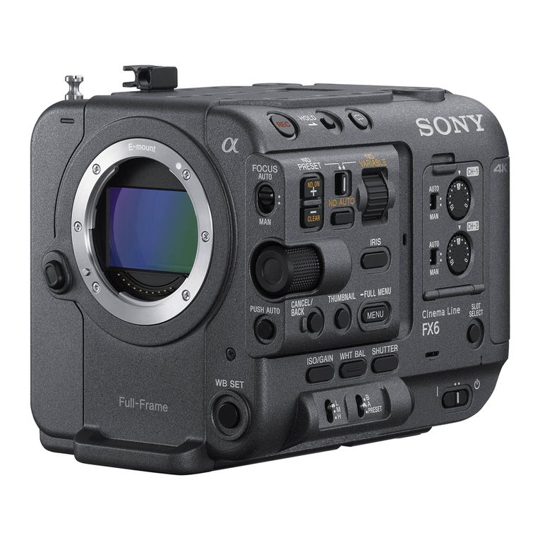 Sony ILME-FX6V User manual