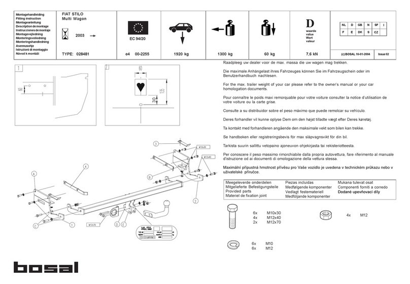 bosal 028481 Fitting instructions