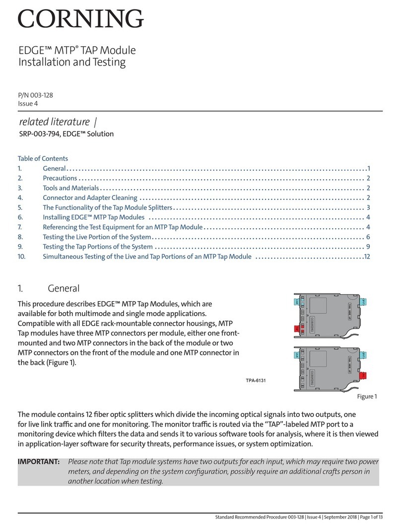 Edge MTP Tap Module Installation and Testing