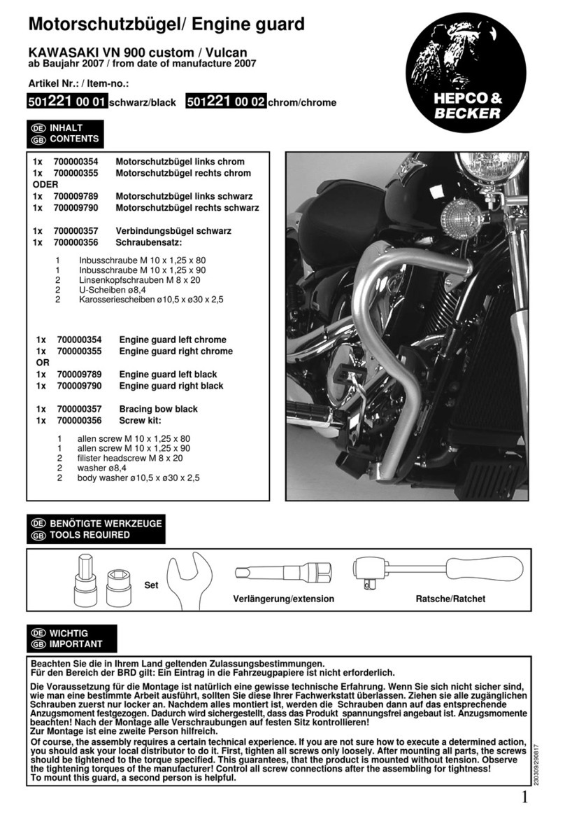 hepco & becker 501221 00 01 User manual