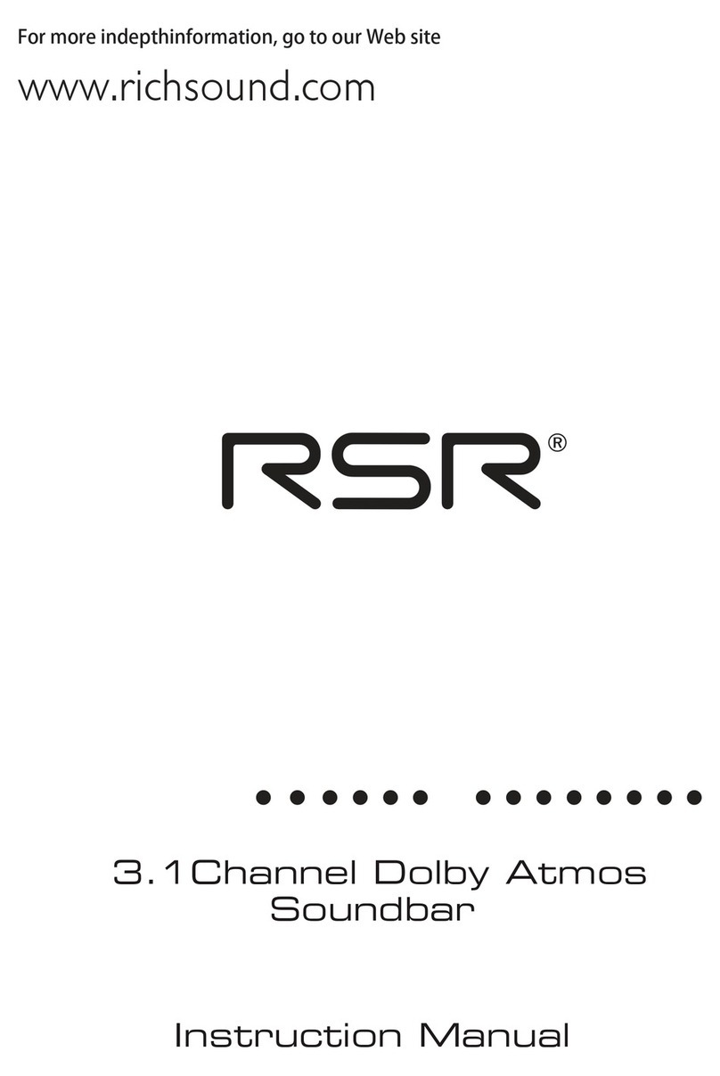 RSR TB600W3 User manual