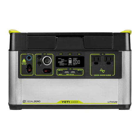GOAL ZERO YETI 1000X User manual