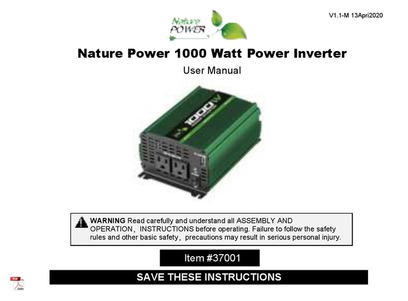 Nature Power 37001 user manual