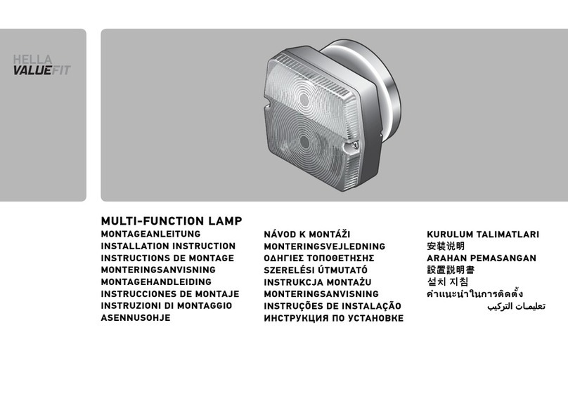 Hella 2SE 357 032-021 Installation instruction