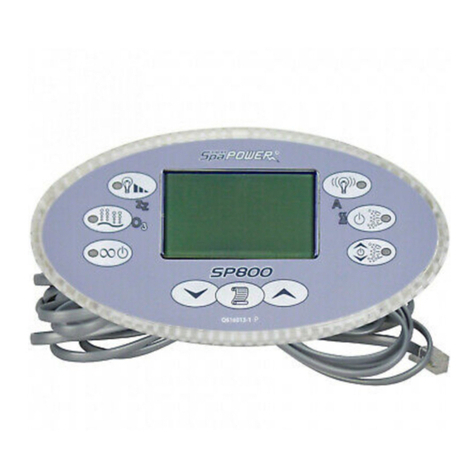 BWT PLATINE DE SPA SP800 installation instructions