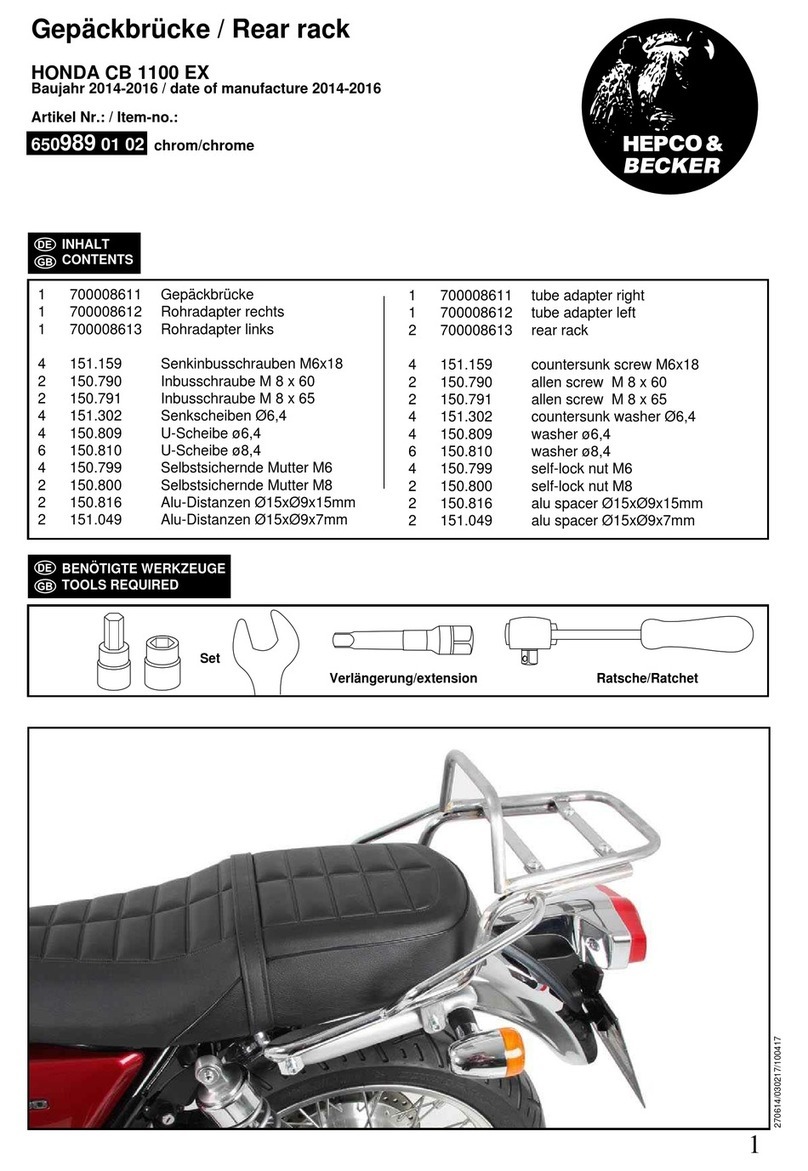 hepco & becker 650989 01 02 User manual hepco & becker 650989 01 02 User manual