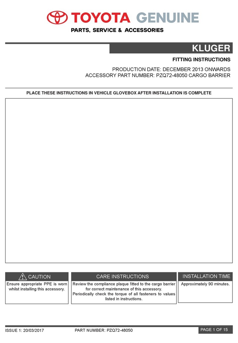 Toyota PZQ72-48050 User manual