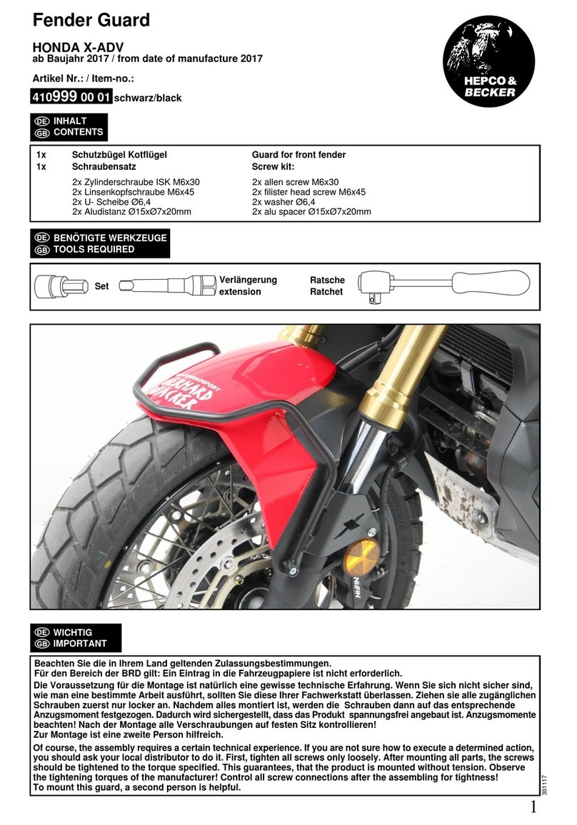 hepco & becker 410999 00 01 User manual hepco & becker 410999 00 01 User manual