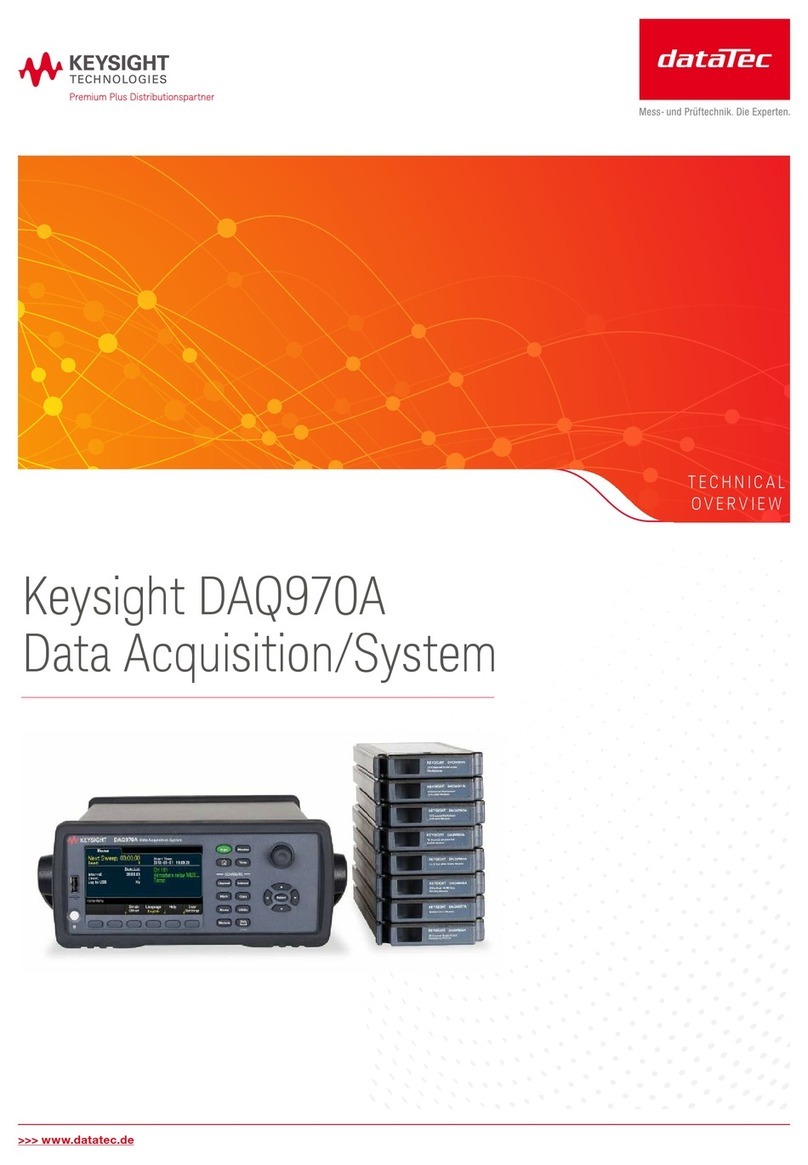 DATATEC Keysight DAQ970A Technical overview