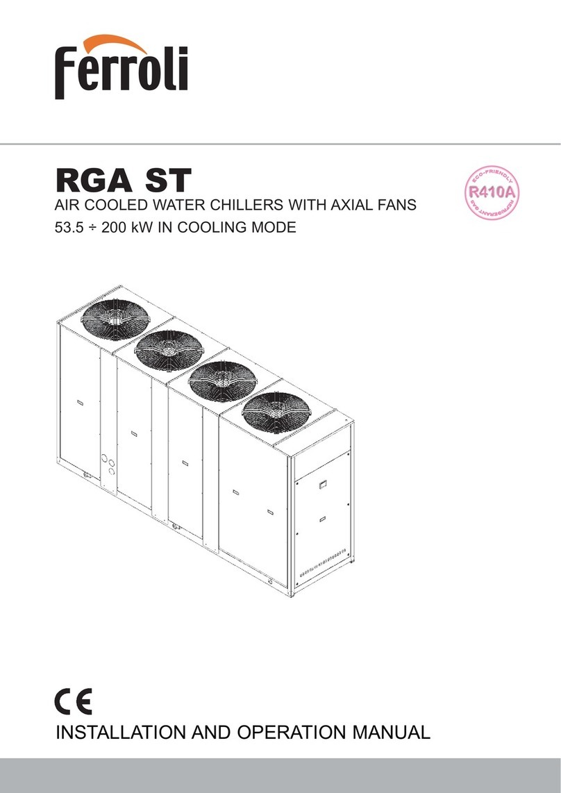 Ferroli RGA ST Installation and operation manual Ferroli RGA ST Installation and operation manual