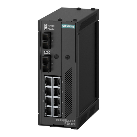 Siemens SIMATIC NET RUGGEDCOM RS900G User manual