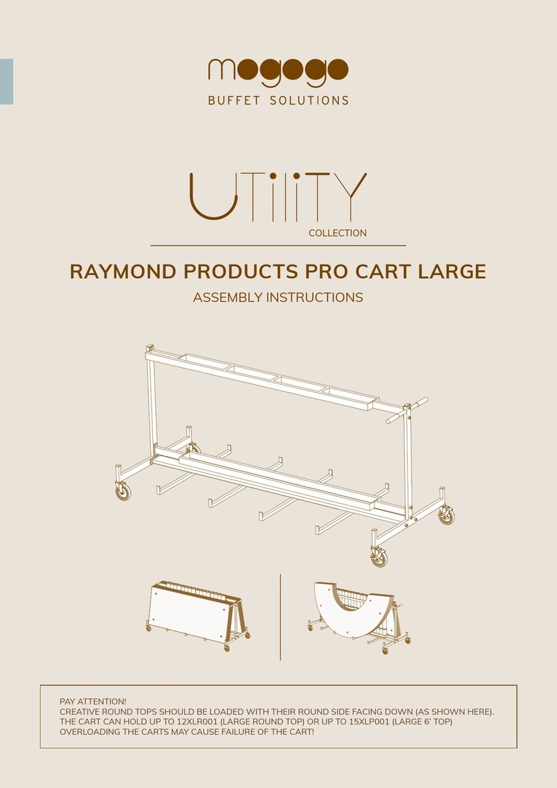 mogogo Utility Raymond Products Pro Cart Large Assembly instructions mogogo Utility Raymond Products Pro Cart Large Assembly instructions