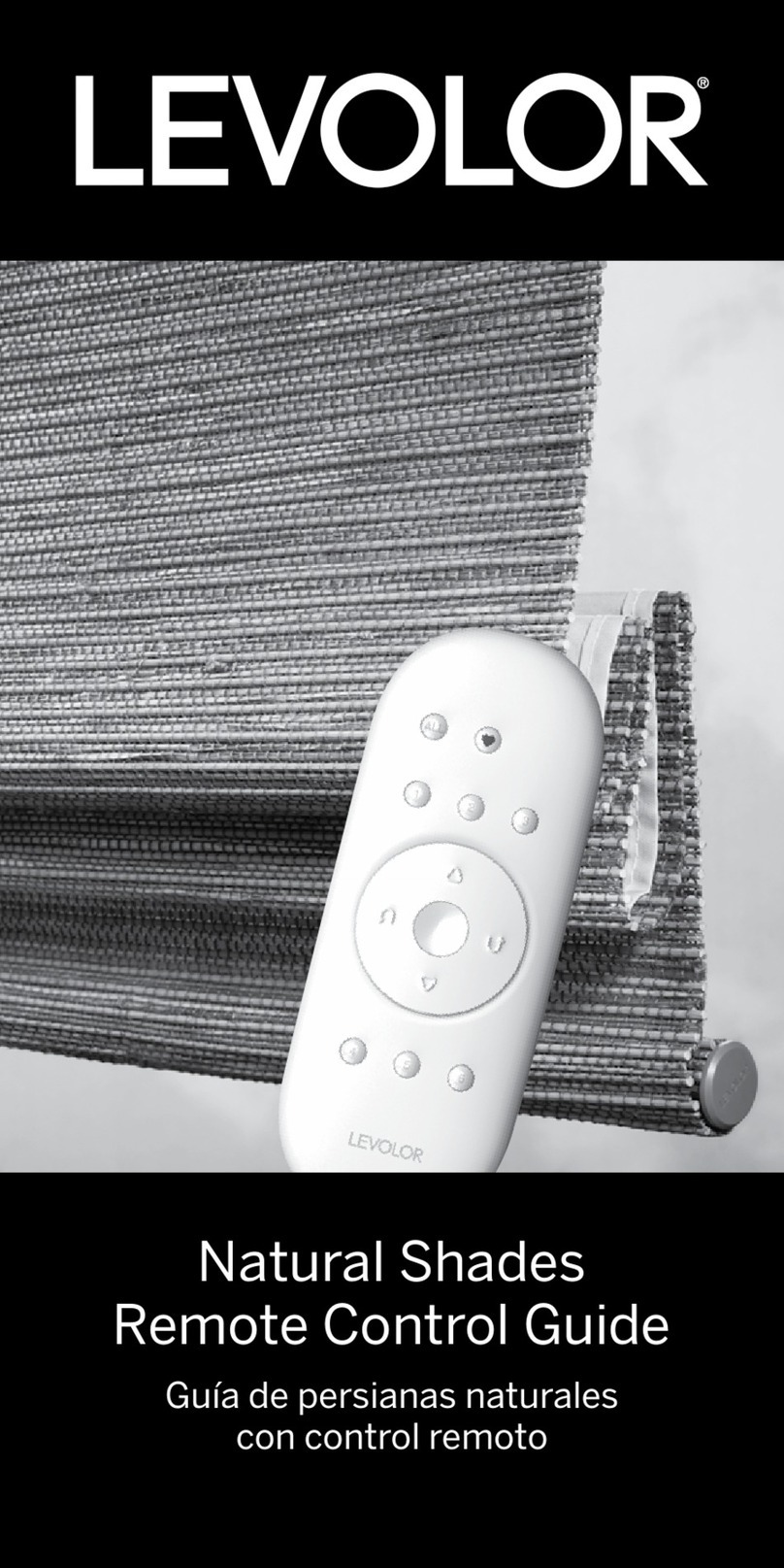 Levolor Natural Shades Remote Control manual Levolor Natural Shades Remote Control manual