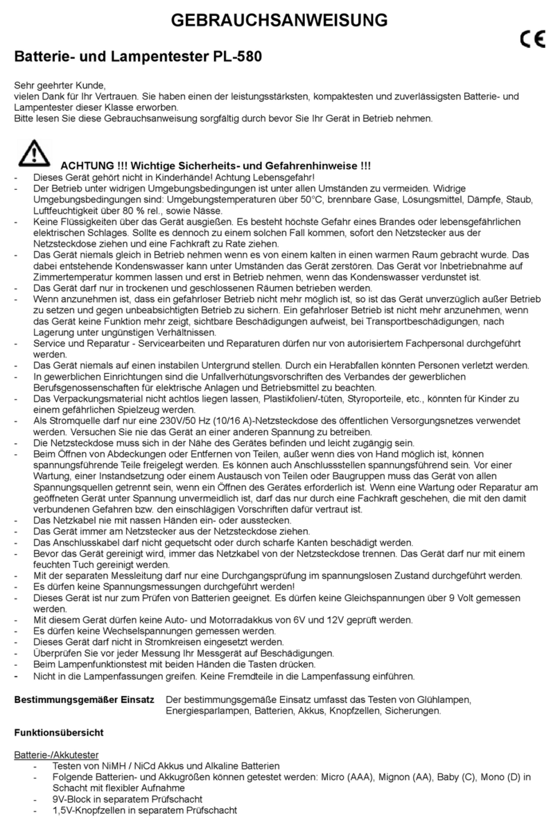 IVT PL-580 operating instructions