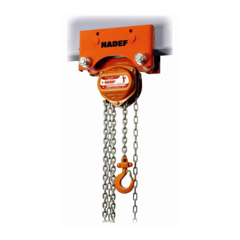 HADEF 24/12 Installation, operating,  & maintenance instructions