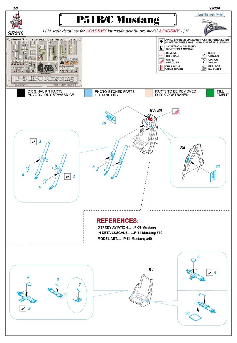 Eduard Zoom P51B/C Mustang User manual
