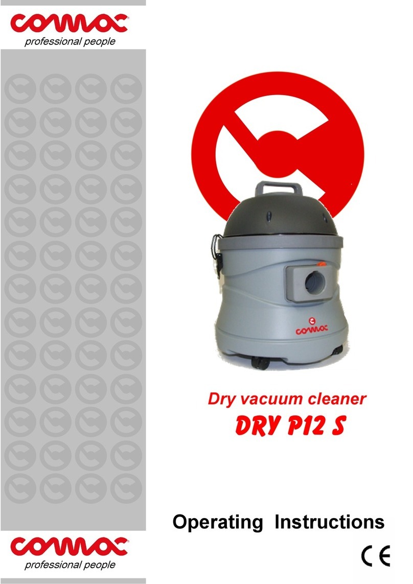 COMAC DRY P12 S operating instructions