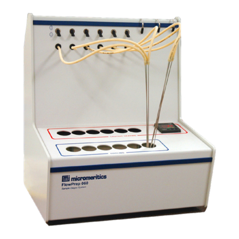 Micromeritics FlowPrep 060 Operator's manual