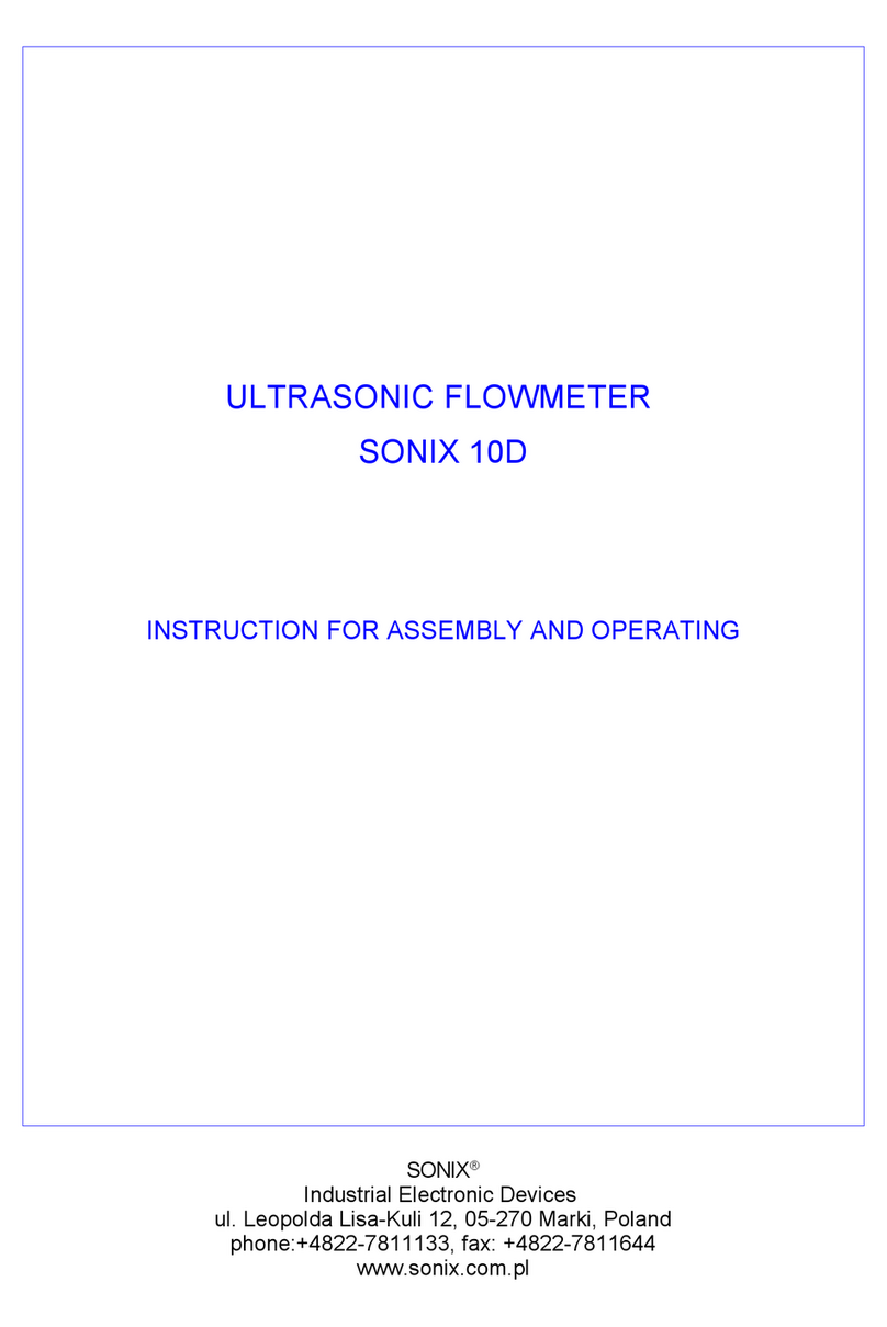 SONIX 10D Installation instructions