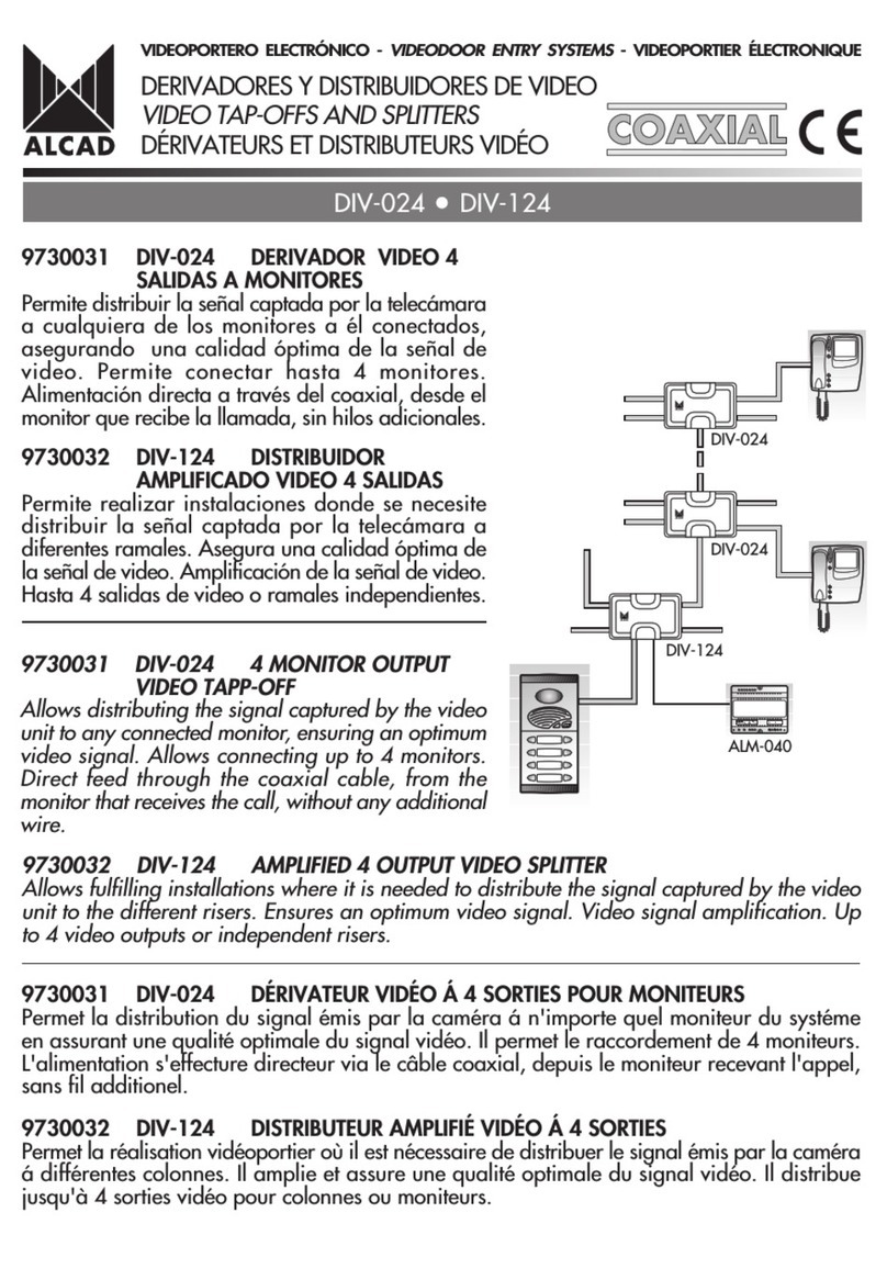 Alcad 973 Series User manual
