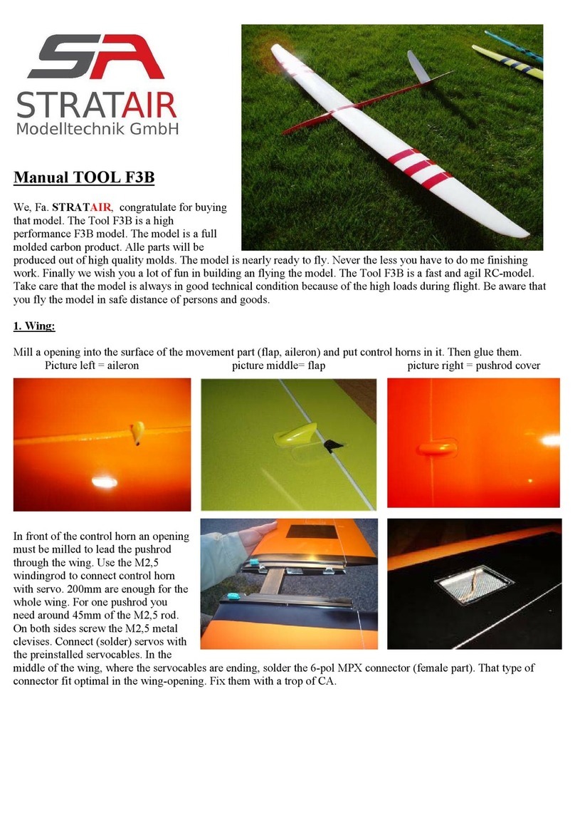 STRATAIR F3B User manual