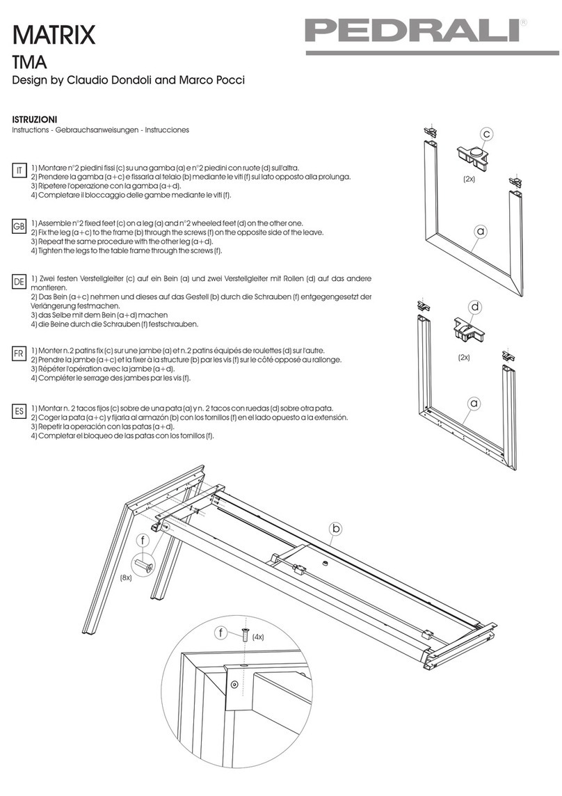 Pedrali MATRIX TMA User manual
